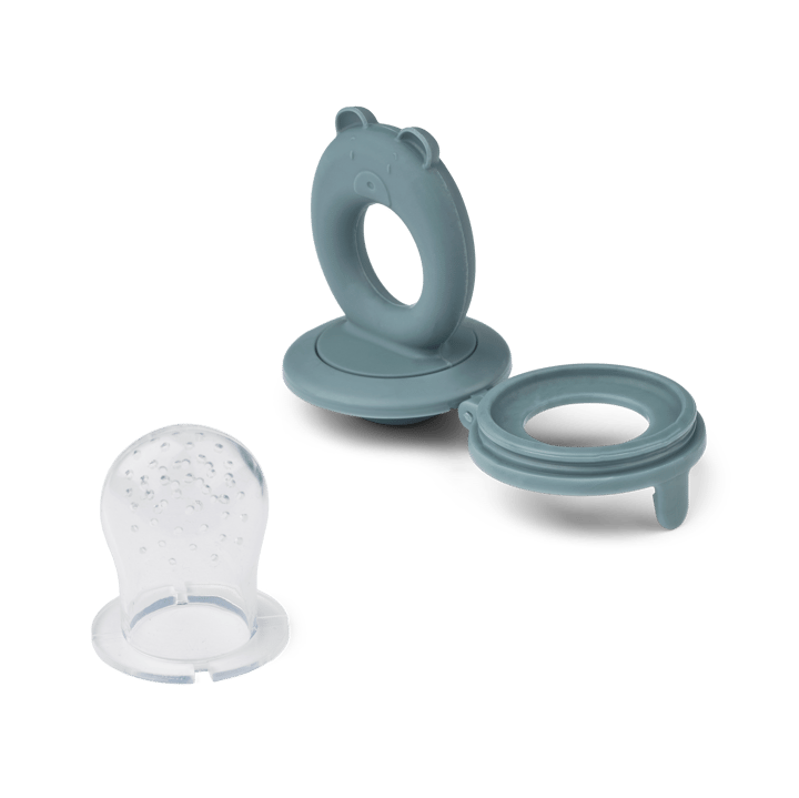 Miranda tasting button 2 pieces, Whale blue-Dove blue Liewood