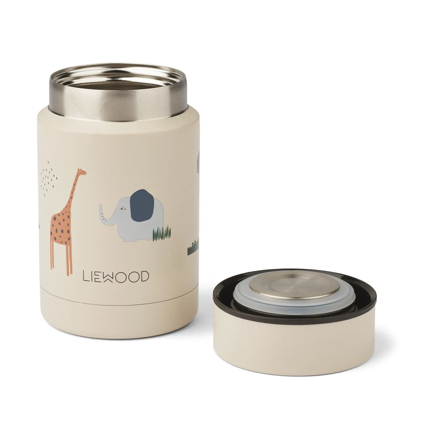 Nadja food thermos 0.25 L, Safari sandy mix Liewood