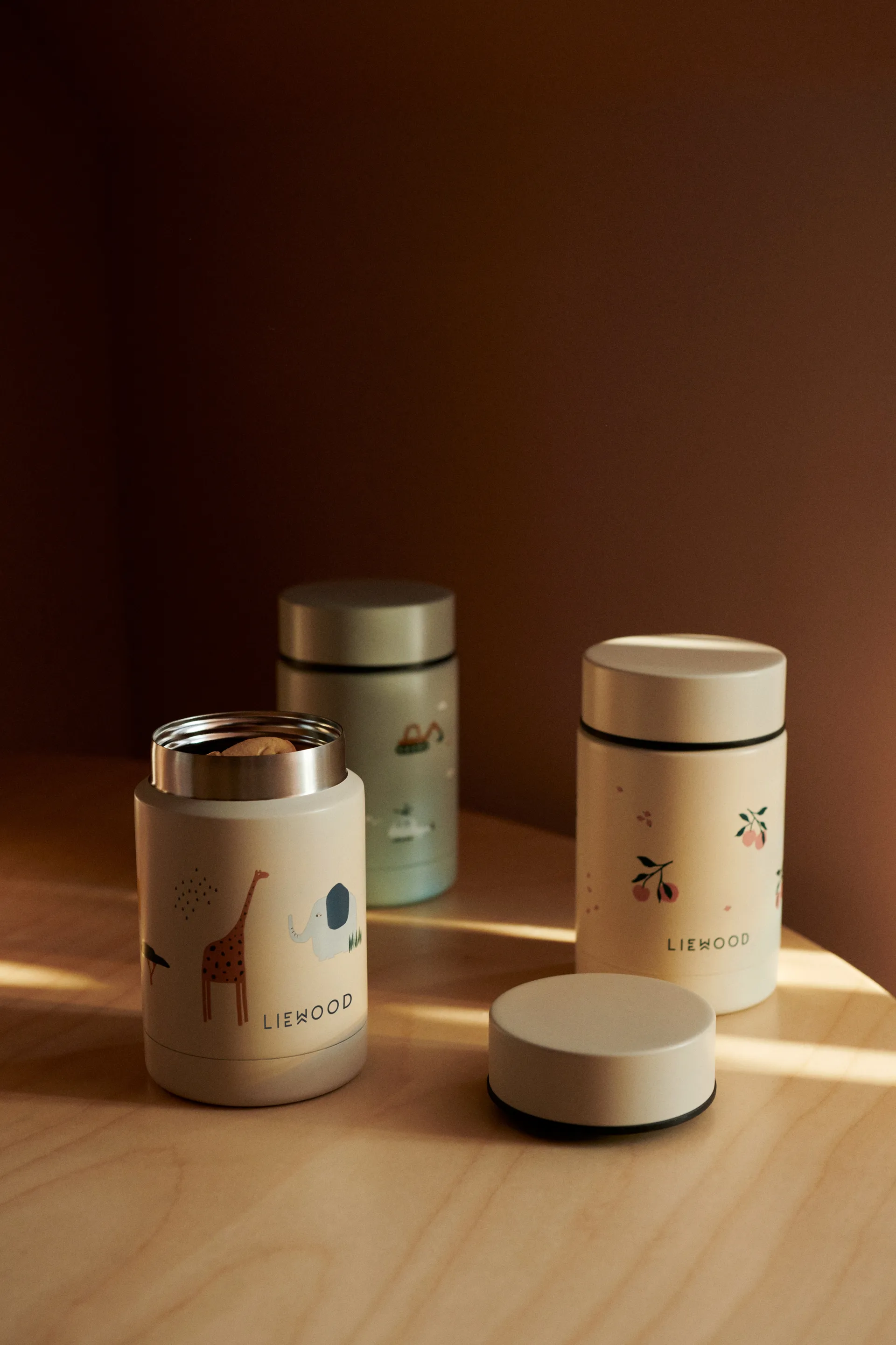 Nadja food thermos 0.25 L, Safari sandy mix Liewood