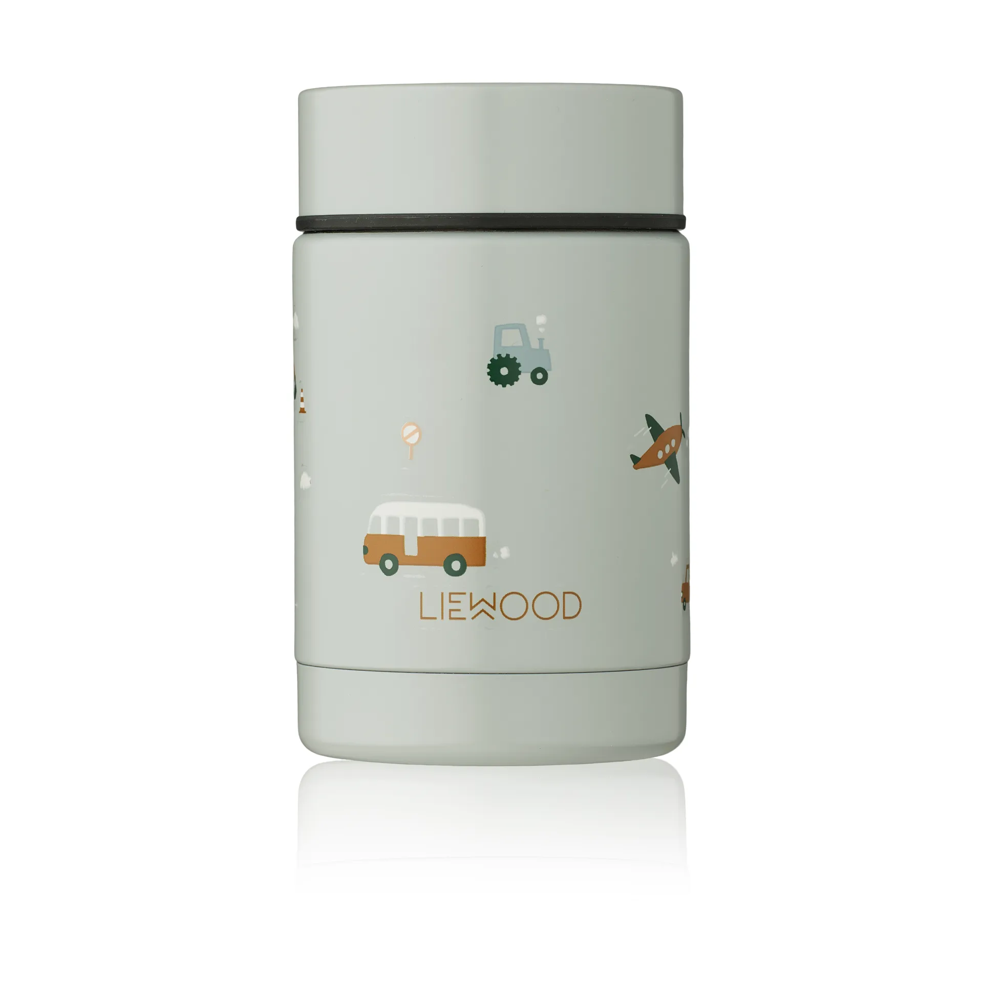 Nadja food thermos 0.25 L, Vehicles-dove blue mix Liewood