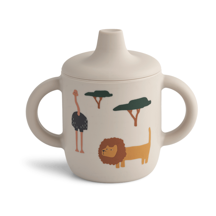 Neil sippy cup 15 cl - Safari sandy mix - Liewood