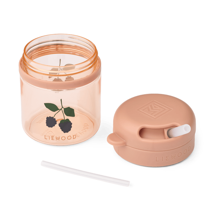 Pavia mug with straw 28 cl, Berry-Pale Tuscany Liewood
