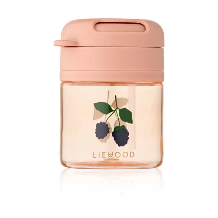 Pavia mug with straw - Berry-Pale Tuscany, 28 cl - Liewood