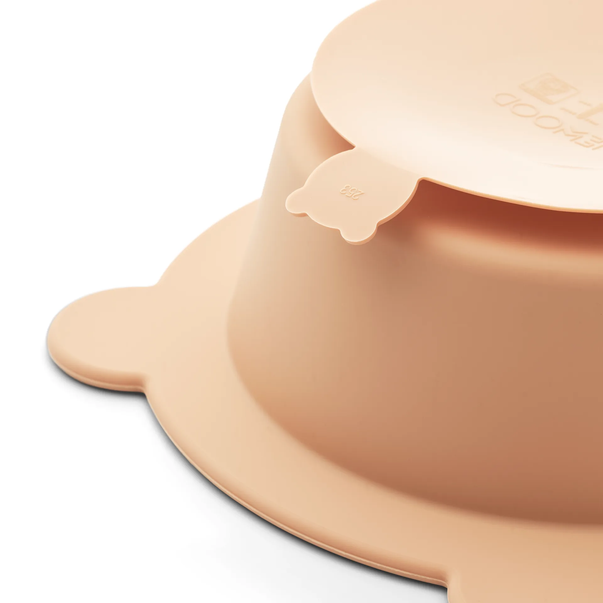 Peony bowl with suction cup Ø16 cm 2 pieces, Mustard-tuscany rose mix Liewood