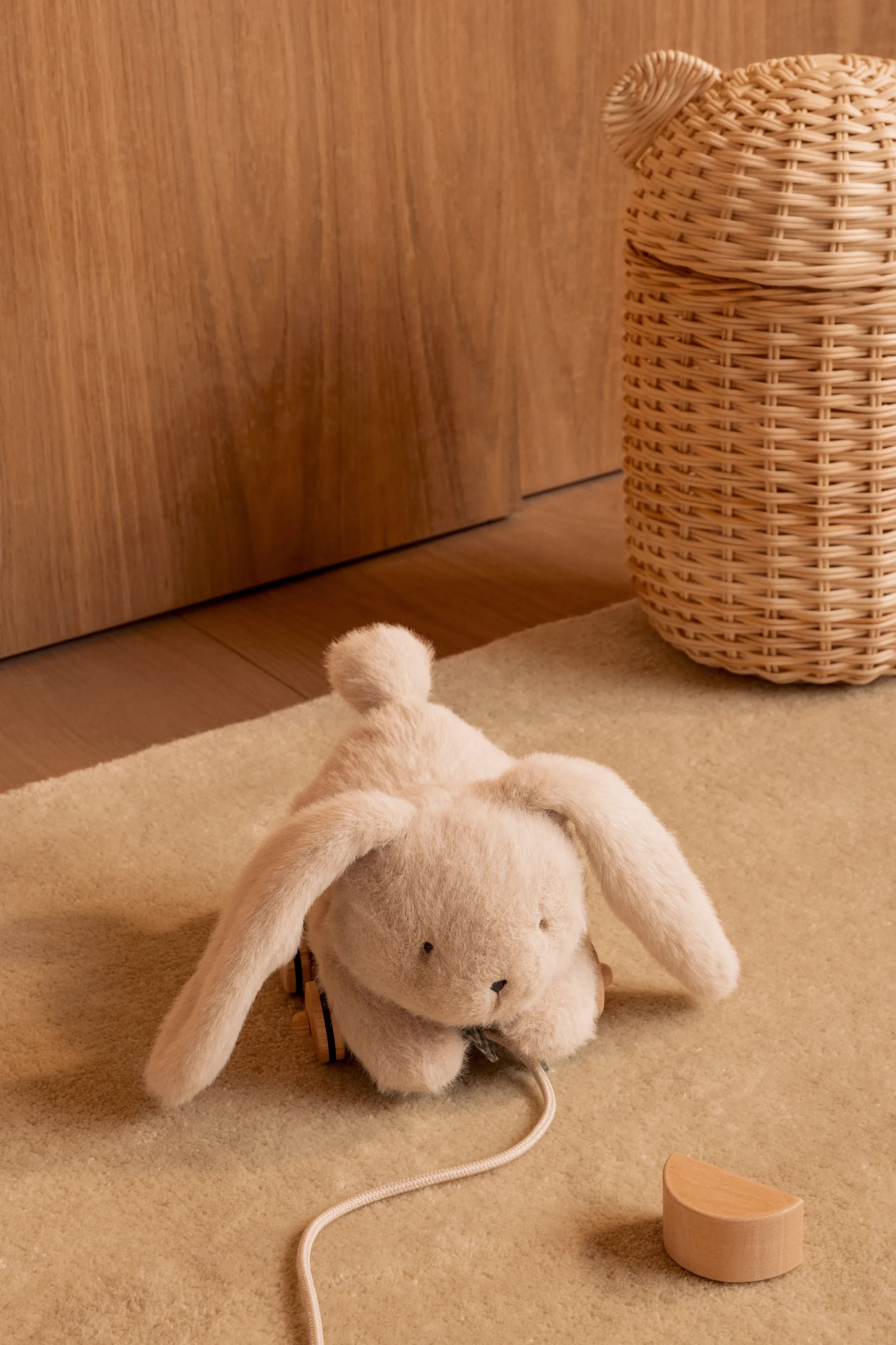 Pera rabbit pull toy, Mist Liewood