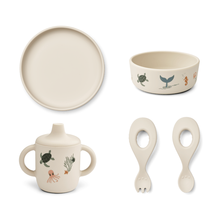 Ryle dinner set 5 pieces, Sea creature-Sandy Liewood