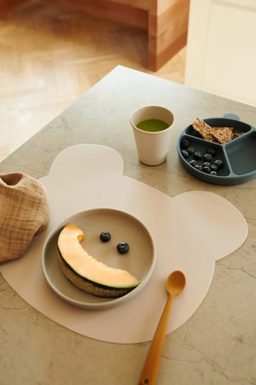 Stacy divided children's plate 2-pack - Sea blue-Whale blue - Liewood
