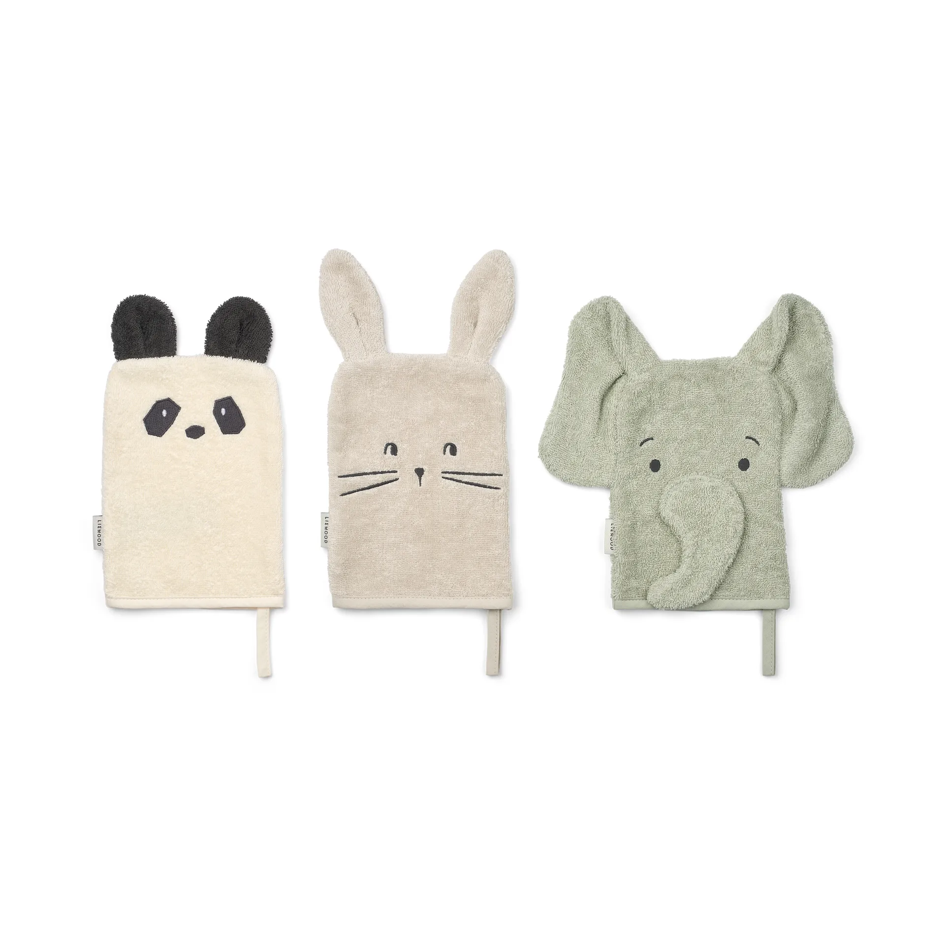 Sylvester washcloth 3 pieces, Dove blue mix Liewood