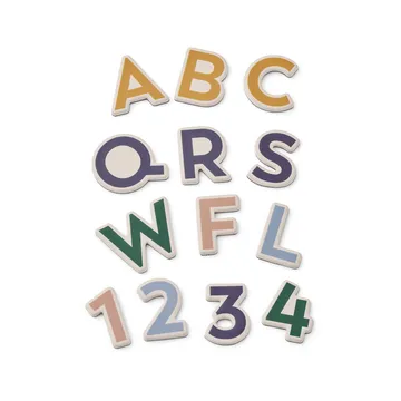 Vento Alphanumeric magnets - Sandy Multi Mix - Liewood