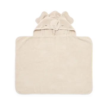 Vilas Elephant hooded towel baby - Sandy - Liewood