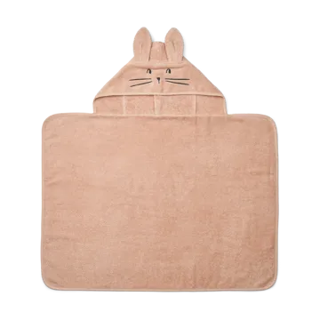 Vilias rabbit hooded bath towel 60x80 cm - Pale Tuscany - Liewood