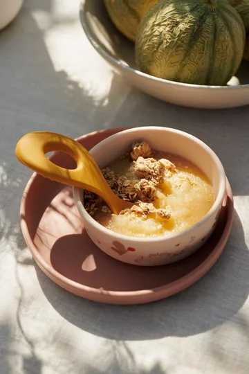 Vivi printed dinnerware set 4 pieces. - Butterfly-apple blossom - Liewood