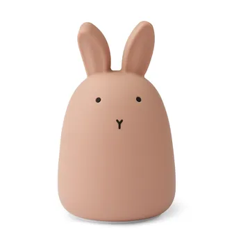 Winston rabbit night lamp - Rabbit dark rose - Liewood
