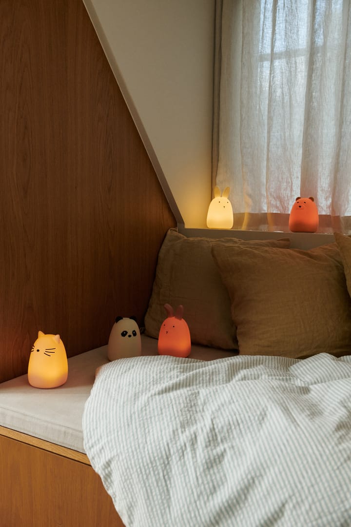 Winston rabbit night lamp, Rabbit dark rose Liewood