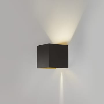 Box Mini Up/Down wall lamp - Black/gold - Light-Point