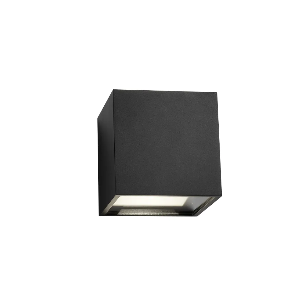 Light-Point Cube XL Up/Down wall lamp Black | Scandinavian Design | Wall lights | Black