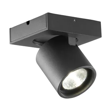 Focus 1 wall and ceiling lamp switch tune - Black - Light-Point