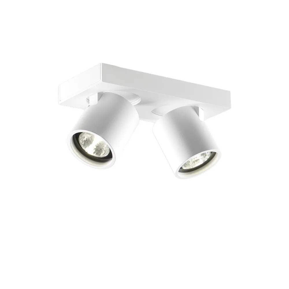 Focus 2 wall and ceiling lamp, White, 2700 kelvin Light-Point