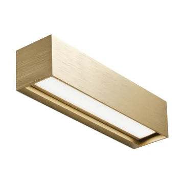 Linea W2 wall lamp switch tune - Brass, 7x30 cm - Light-Point