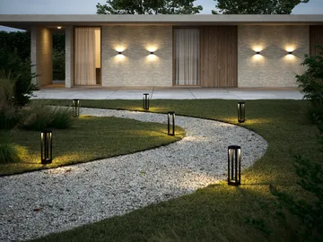 Mirage outdoor lamp switch tune - Black, 12x48 cm - Light-Point