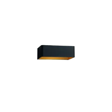 Mood 2 wall lamp - Black/gold, 3000 kelvin - Light-Point