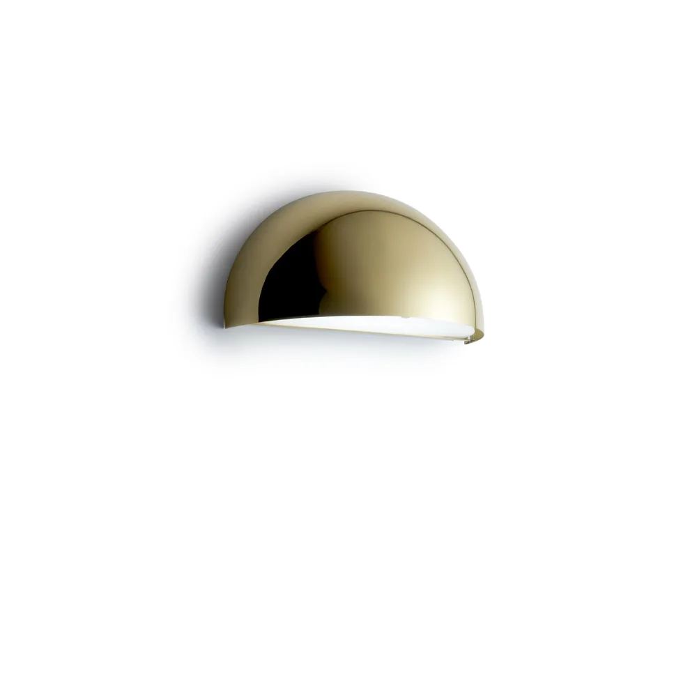 Rørhat wall lamp, Brass polished Light-Point