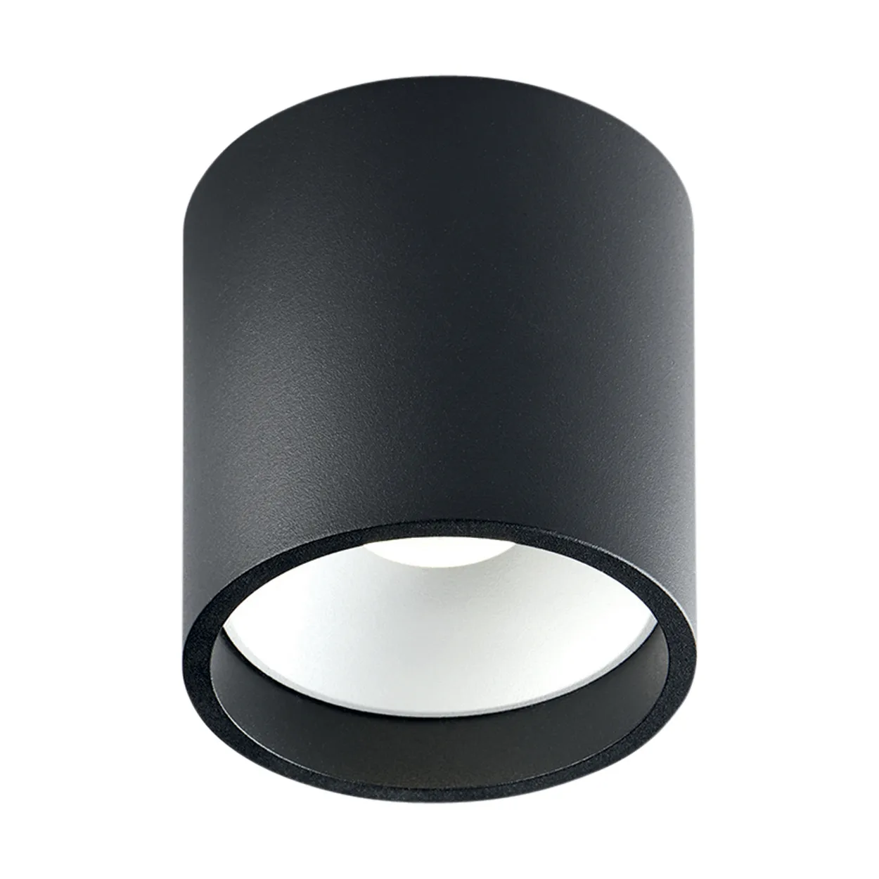 Light-Point Solo Round 2 spotlight Black | Scandinavian Design | Ceiling lights | Black