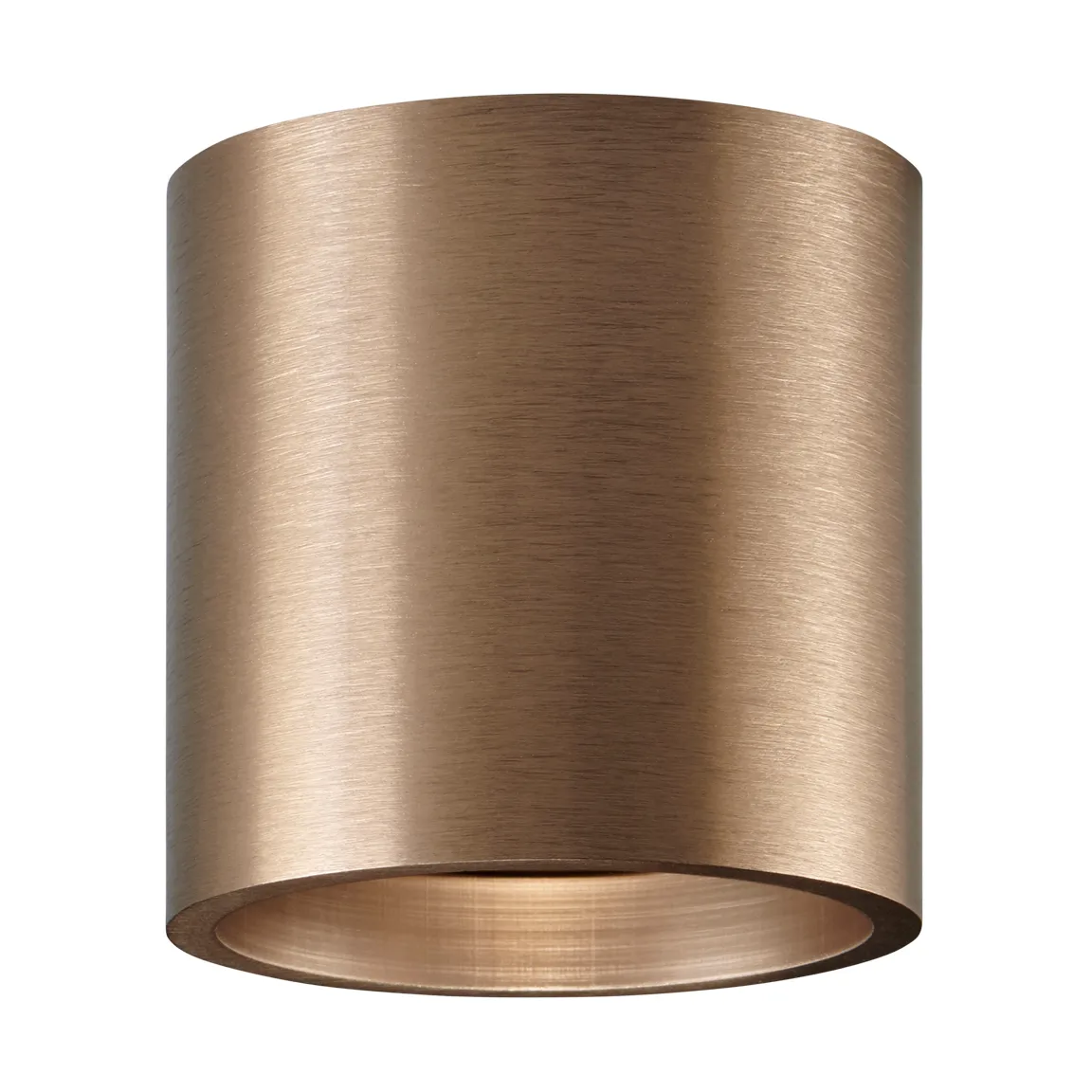 Light-Point Solo Round 2 spotlight Rose gold | Scandinavian Design | Ceiling lights | Gold-coloured