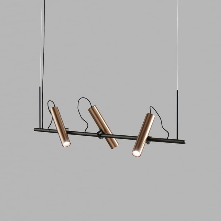 Spirit pendant lamp - Black/rose gold, s1000 - Light-Point