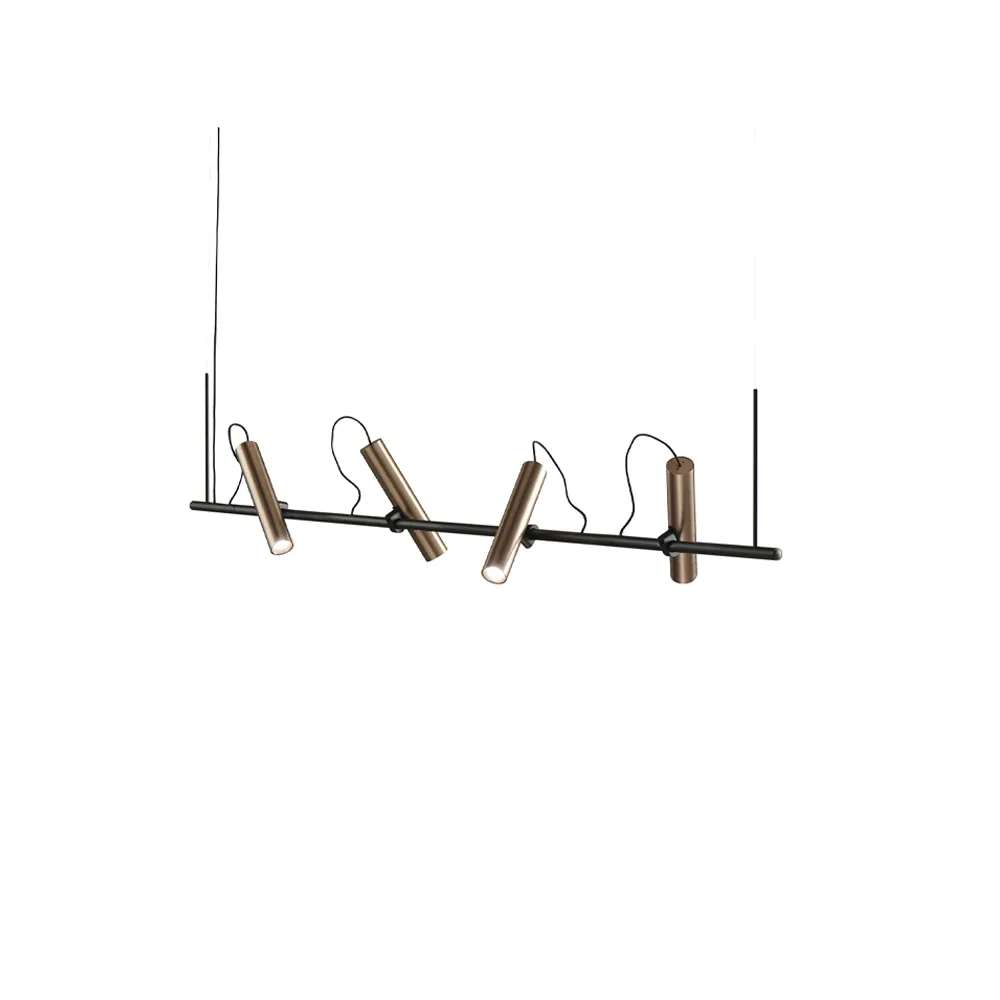 Spirit pendant lamp, Black/rose gold, s1500 Light-Point