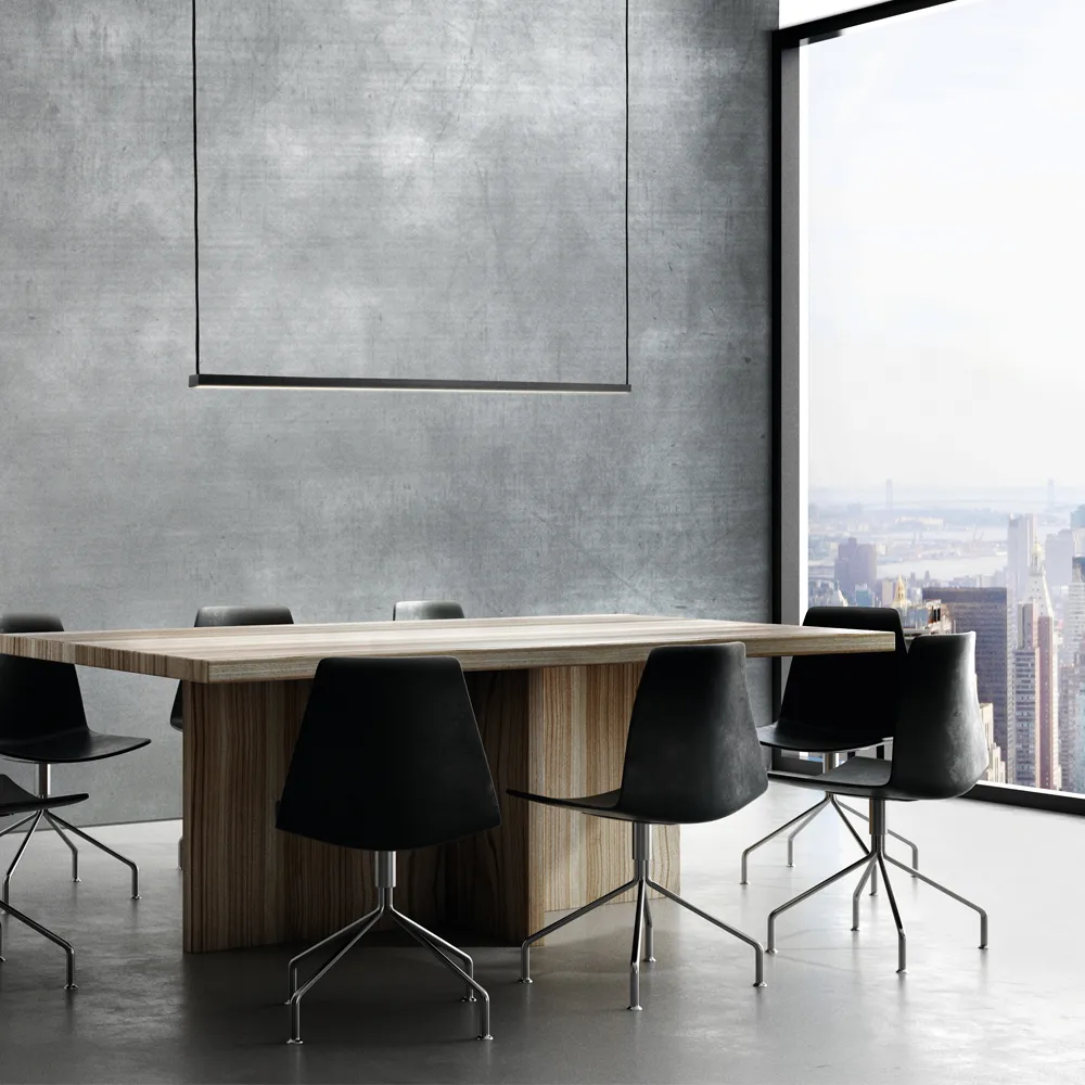 Stripe pendant lamp, Black, 1500 Light-Point