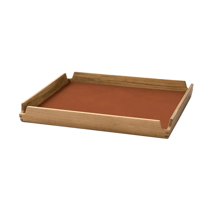 Airy teak tray square S - Nupo nature - LIND DNA