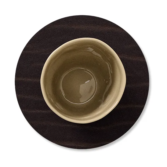 Buffalo coaster circle, brown LIND DNA