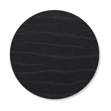 Buffalo coaster reversible circle 1 pcs - black-nature - LIND DNA