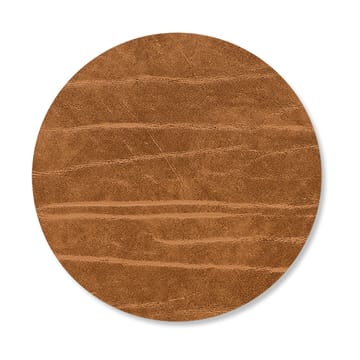 Buffalo coaster reversible circle 1 pcs - black-nature - LIND DNA