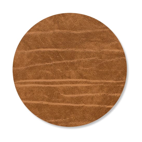 Buffalo coaster reversible circle 1 pcs, black-nature LIND DNA