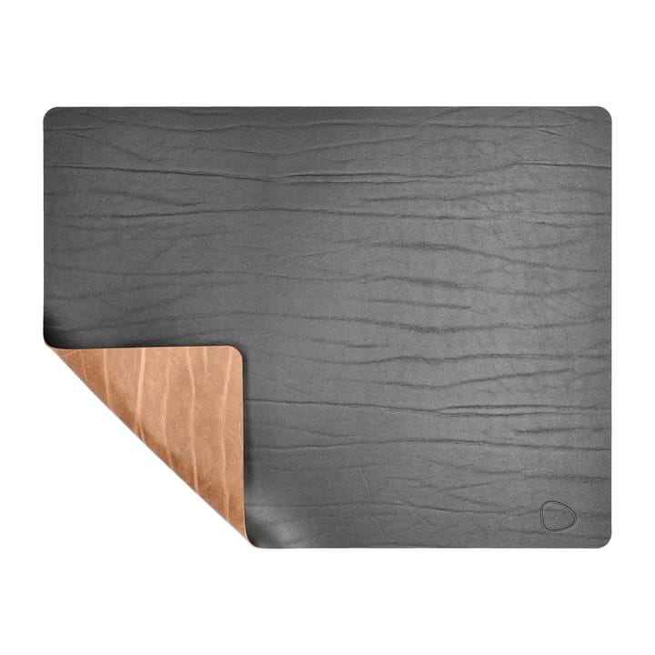 Buffalo placemat reversible square 1 pcs - black-nature - LIND DNA