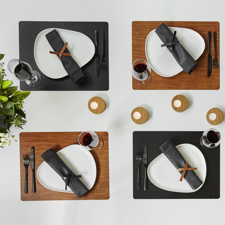 Buffalo placemat square - black - LIND DNA