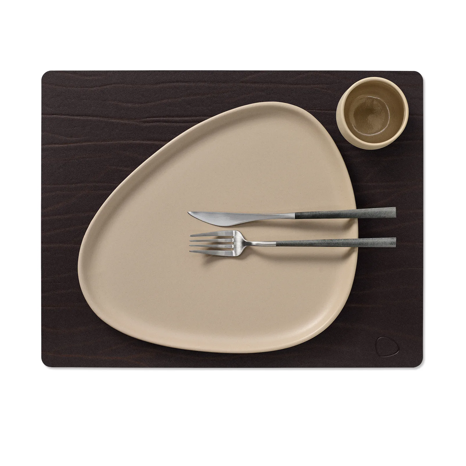 Buffalo placemat square, brown LIND DNA