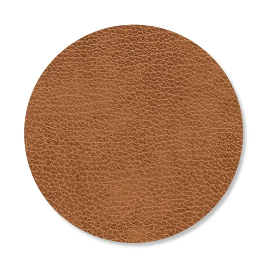 LIND DNA Bull coaster circle Nature | Scandinavian Design | Coasters | Beige