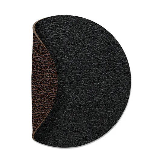 LIND DNA Bull coaster reversible circle 1 pcs black-brown