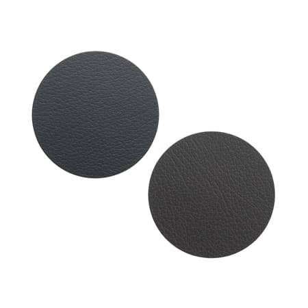 Bull coaster reversible circle 1 pcs - black-brown - LIND DNA