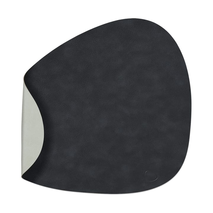 Cloud-Nupo placemat reversible curve L 1 pcs, Black-metalic LIND DNA