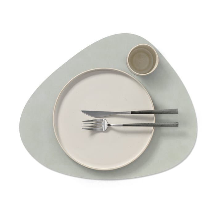 Cloud-Nupo placemat reversible curve L 1 pcs, Black-metalic LIND DNA