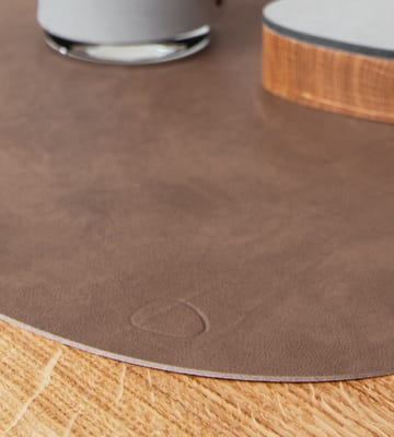 Cloud-Nupo placemat reversible curve L 1 pcs - Brown-sand - LIND DNA