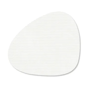 Corduroy coaster curve - Pure white - LIND DNA