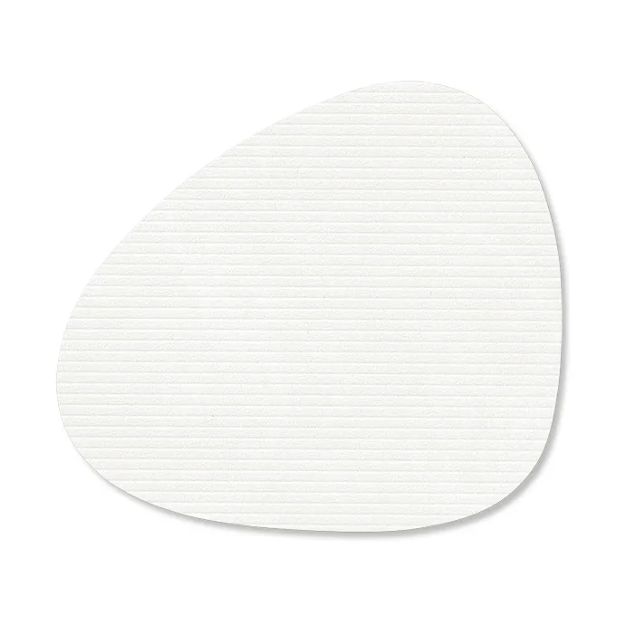 Corduroy coaster curve - Pure white - LIND DNA