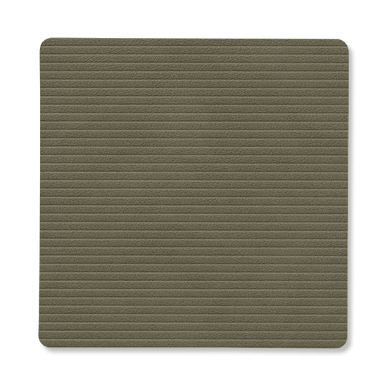 LIND DNA Corduroy coaster square Army Green