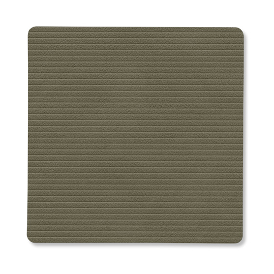 LIND DNA Corduroy coaster square Army Green
