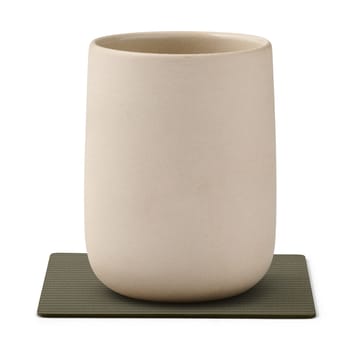 Corduroy coaster square - Army Green - LIND DNA